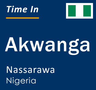 Current local time in Akwanga, Nassarawa, Nigeria