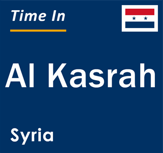 Current local time in Al Kasrah, Syria