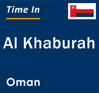 Current local time in Al Khaburah, Oman