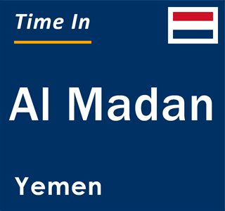 Current local time in Al Madan, Yemen