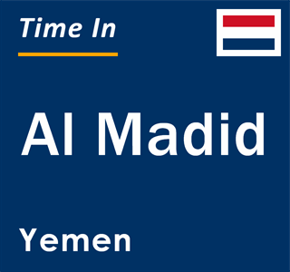 Current local time in Al Madid, Yemen