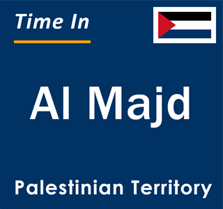 Current local time in Al Majd, Palestinian Territory