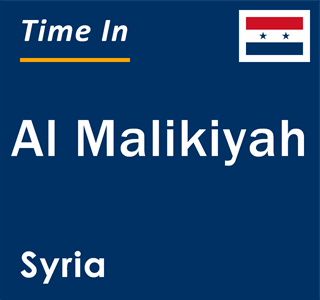 Current local time in Al Malikiyah, Syria