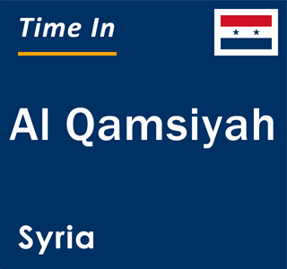 Current local time in Al Qamsiyah, Syria