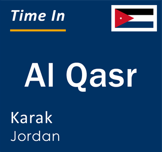 Current local time in Al Qasr, Karak, Jordan