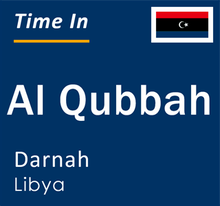 Current local time in Al Qubbah, Darnah, Libya