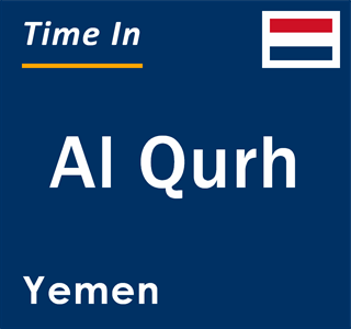 Current local time in Al Qurh, Yemen