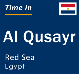 Current local time in Al Qusayr, Red Sea, Egypt