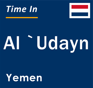 Current local time in Al `Udayn, Yemen