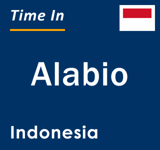 Current local time in Alabio, Indonesia