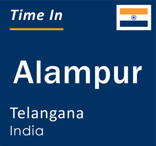 Current local time in Alampur, Telangana, India