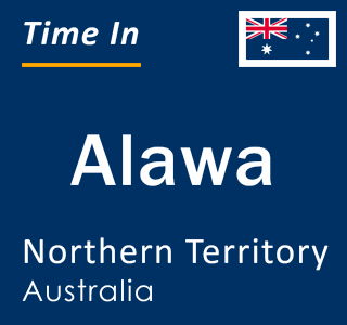 Current local time in Alawa, Northern Territory, Australia