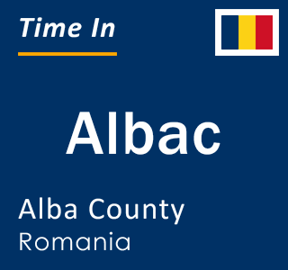 Current local time in Albac, Alba County, Romania