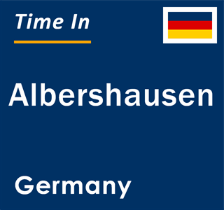 Current local time in Albershausen, Germany