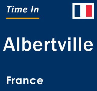 Current local time in Albertville, France