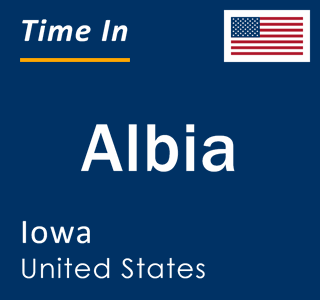 Current local time in Albia, Iowa, United States