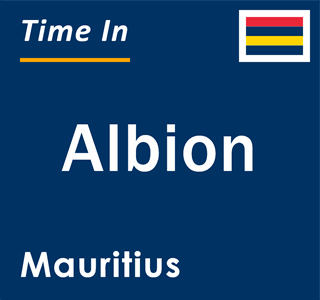 Current local time in Albion, Mauritius