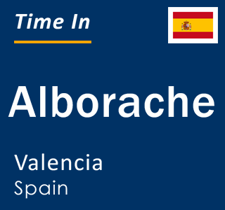 Current local time in Alborache, Valencia, Spain