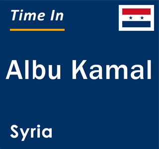 Current local time in Albu Kamal, Syria