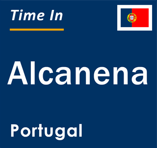 Current local time in Alcanena, Portugal