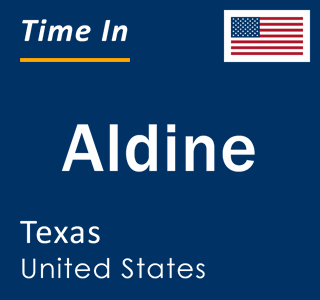 Current local time in Aldine, Texas, United States