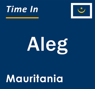 Current local time in Aleg, Mauritania