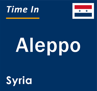 Current local time in Aleppo, Syria