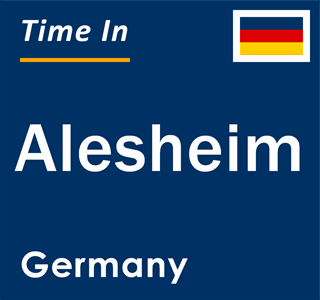 Current local time in Alesheim, Germany