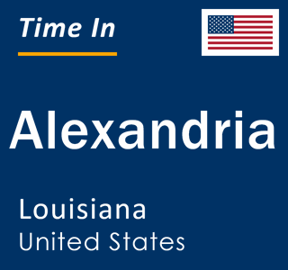 Current local time in Alexandria, Louisiana, United States