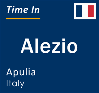 Current local time in Alezio, Apulia, Italy