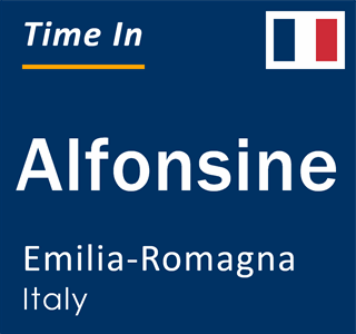 Current local time in Alfonsine, Emilia-Romagna, Italy