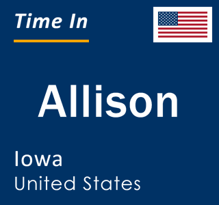 Current local time in Allison, Iowa, United States