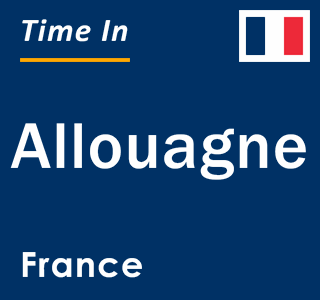 Current local time in Allouagne, France