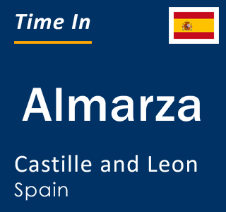 Current local time in Almarza, Castille and Leon, Spain