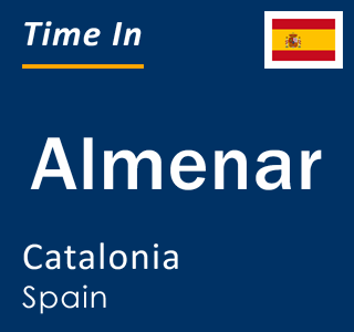 Current local time in Almenar, Catalonia, Spain