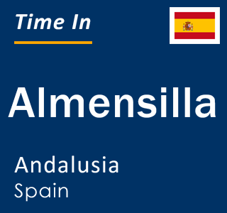 Current local time in Almensilla, Andalusia, Spain