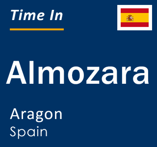 Current local time in Almozara, Aragon, Spain