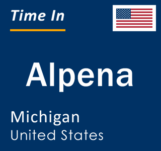 Current local time in Alpena, Michigan, United States