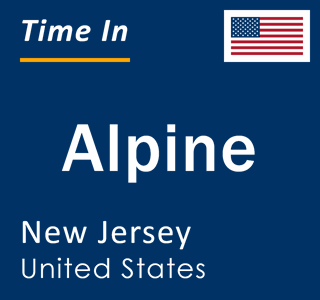 Current local time in Alpine, New Jersey, United States