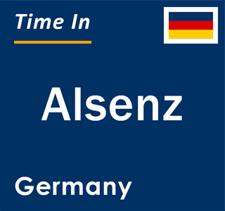 Current local time in Alsenz, Germany