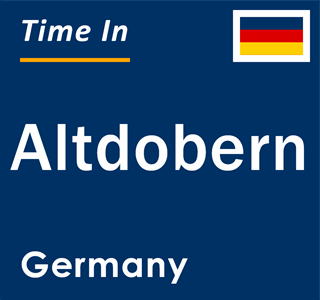 Current local time in Altdobern, Germany