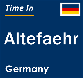 Current local time in Altefaehr, Germany