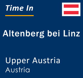 Current local time in Altenberg bei Linz, Upper Austria, Austria