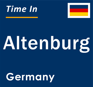 Current local time in Altenburg, Germany