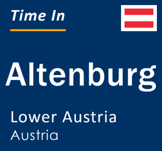 Current local time in Altenburg, Lower Austria, Austria