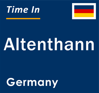 Current local time in Altenthann, Germany