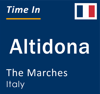 Current local time in Altidona, The Marches, Italy