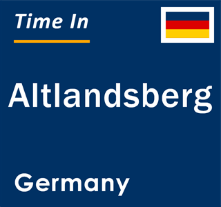 Current local time in Altlandsberg, Germany