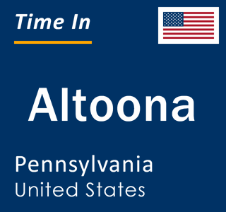 Current local time in Altoona, Pennsylvania, United States