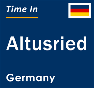 Current local time in Altusried, Germany